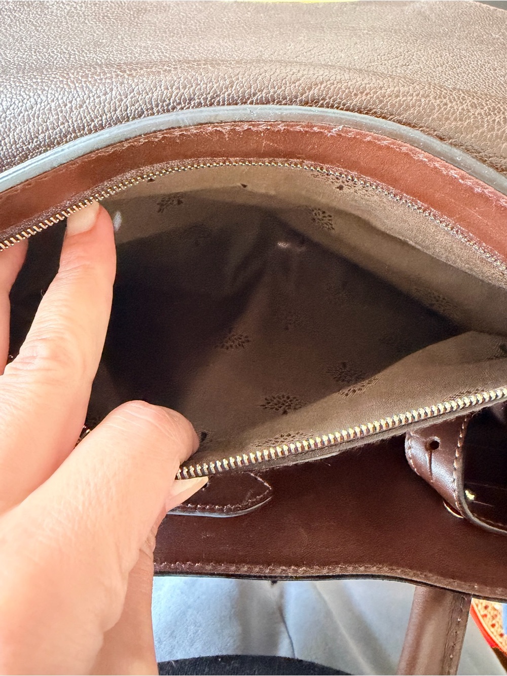 Mulberry Brown Leather purse - Picture 8 of 12